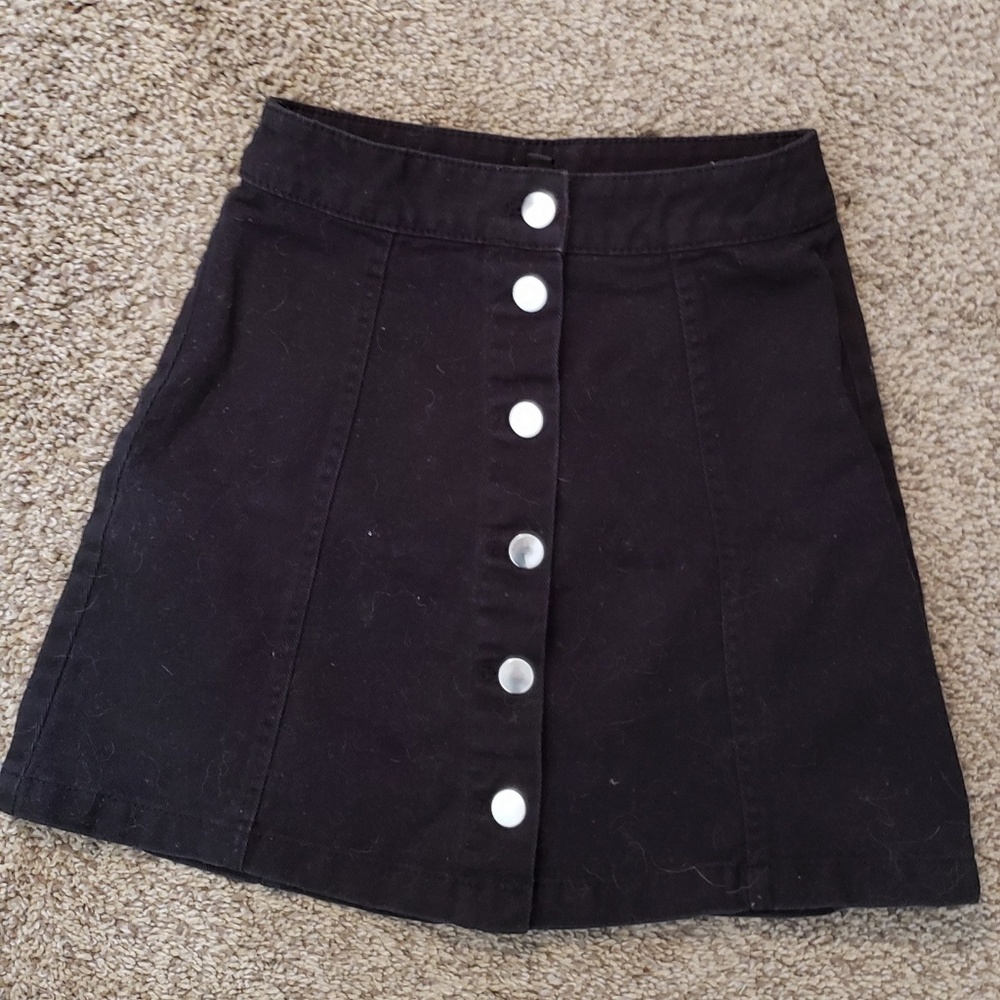 Divided Corduroy Skirt